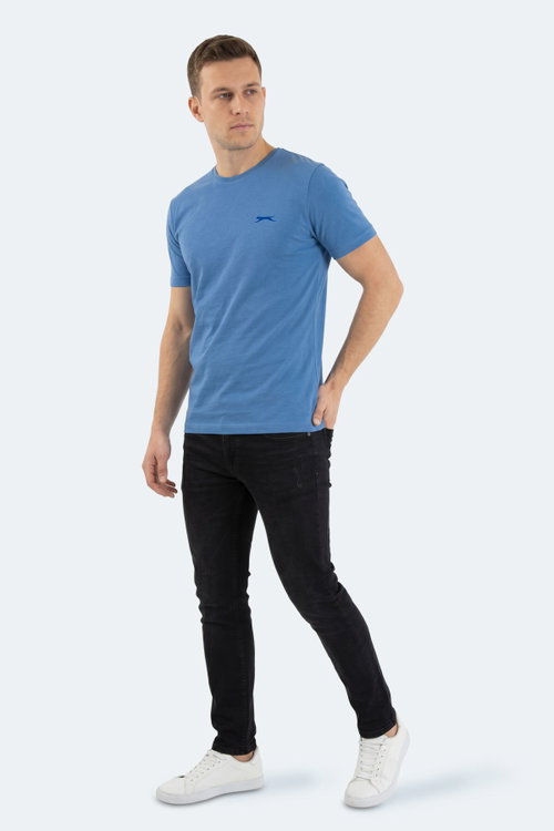 Slazenger SANDER KTN Erkek Indigo Tişört