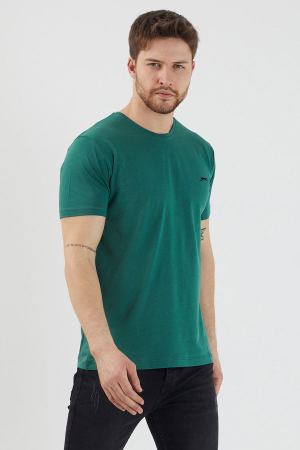 Slazenger SANDER KTN Erkek Koyu Yeşil Tişört Slazenger SANDER KTN Erkek Koyu Yeşil Tişört