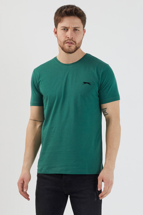 Slazenger SANDER KTN Erkek Koyu Yeşil Tişört