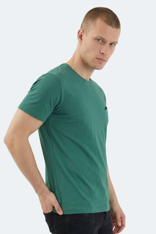 Slazenger SANDER KTN Erkek Koyu Yeşil Tişört