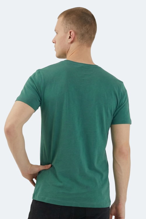 Slazenger SANDER KTN Erkek Koyu Yeşil Tişört