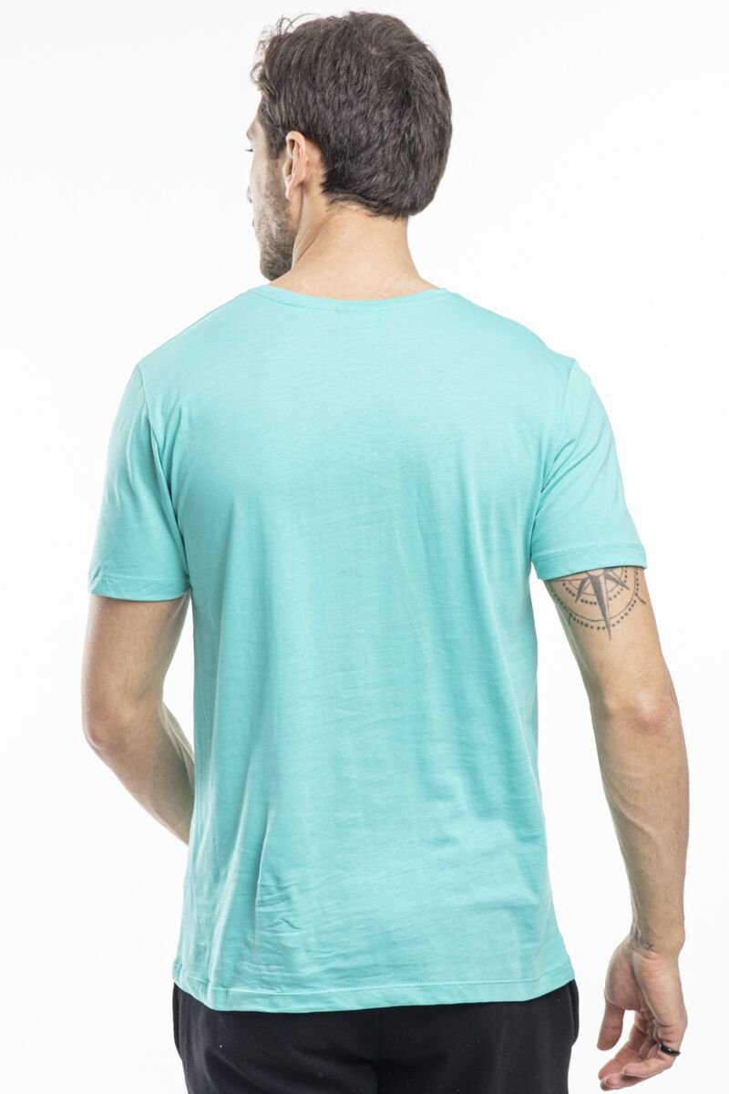 Slazenger SANDER Erkek T-Shirt Koyu Yeşil - Thumbnail