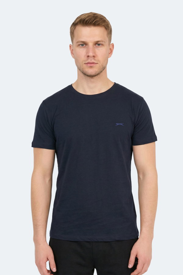 Slazenger SANDER KTN Erkek Lacivert Tişört