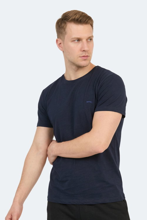 Slazenger SANDER KTN Erkek Lacivert Tişört