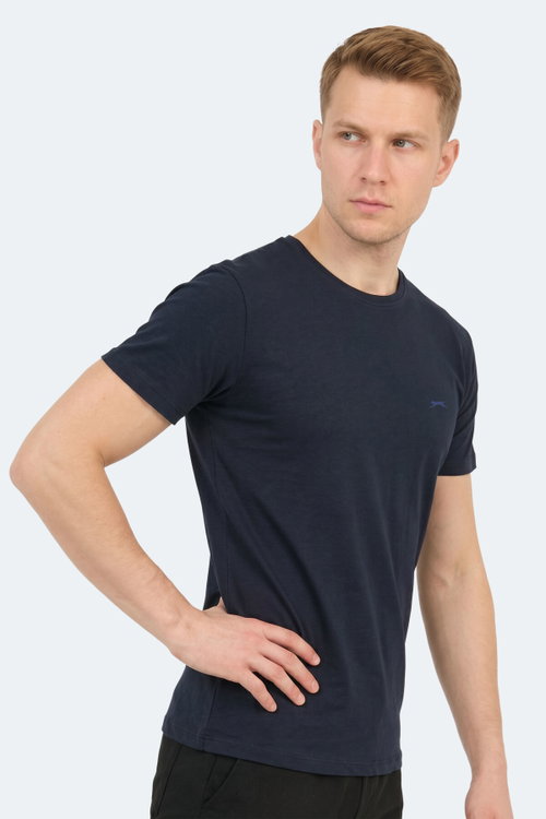 Slazenger SANDER KTN Erkek Lacivert Tişört