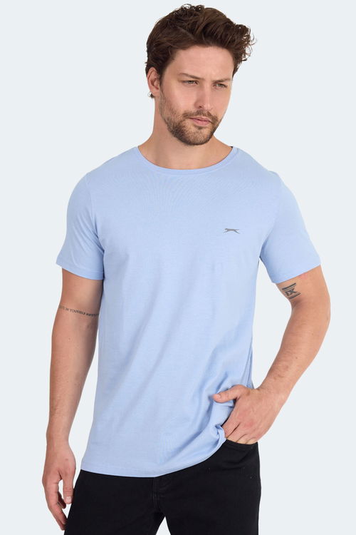 Slazenger SANDER KTN Erkek Mavi Tişört