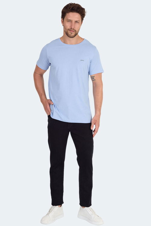 Slazenger SANDER KTN Erkek Mavi Tişört