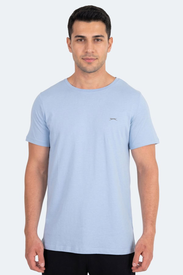 Slazenger SANDER KTN Erkek Mavi Tişört