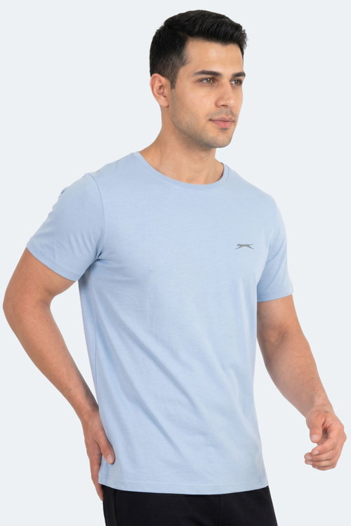 Slazenger SANDER KTN Erkek Mavi Tişört