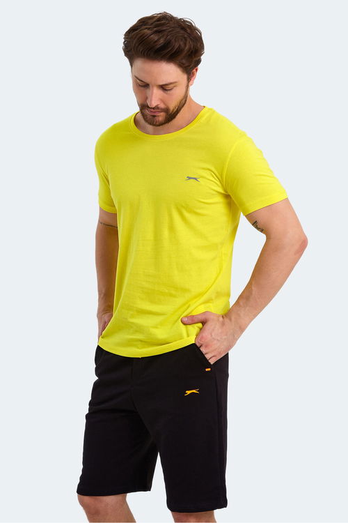 Slazenger SANDER KTN Erkek Açık Sarı Tişört