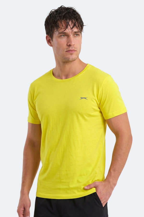 Slazenger SANDER KTN Erkek Açık Sarı Tişört
