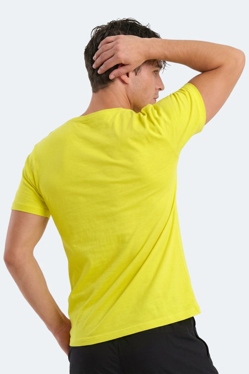 Slazenger SANDER KTN Erkek Açık Sarı Tişört
