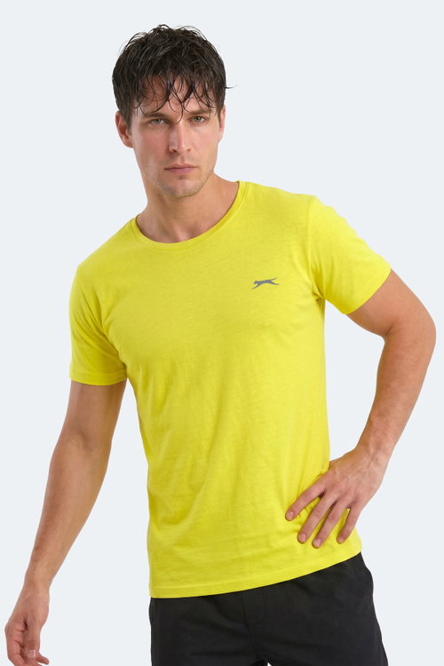 Slazenger SANDER KTN Erkek Açık Sarı Tişört