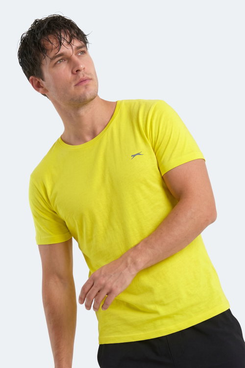 Slazenger SANDER KTN Erkek Açık Sarı Tişört