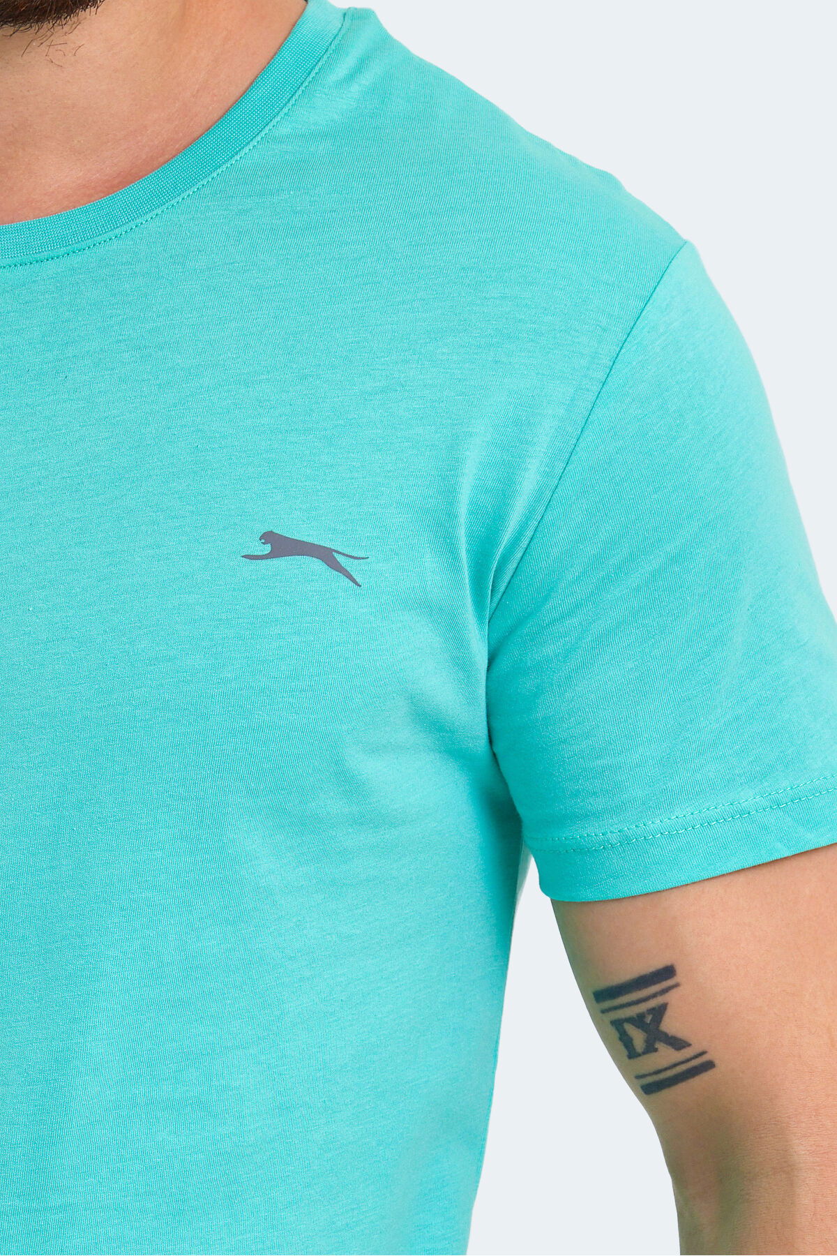 SANDER KTN Erkek Tişört Nane - Thumbnail