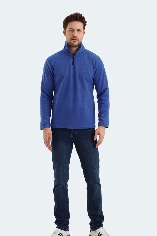 Slazenger SANNE IN Erkek Polar Saks Mavi