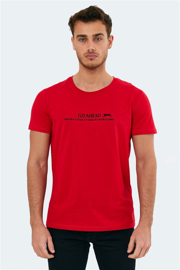 Slazenger SANYA I Erkek Kısa Kol T-Shirt Kırmızı