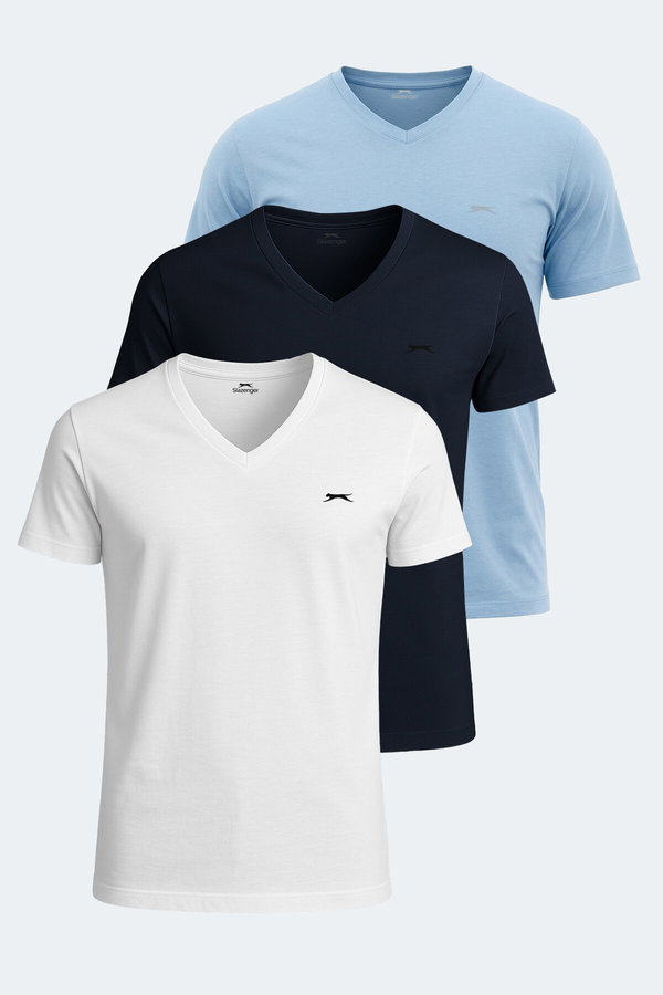 Slazenger SARGON 3 lü Set Erkek Tişört