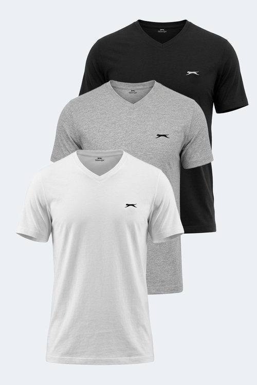 Slazenger SARGON 3 lü Set Erkek Tişört