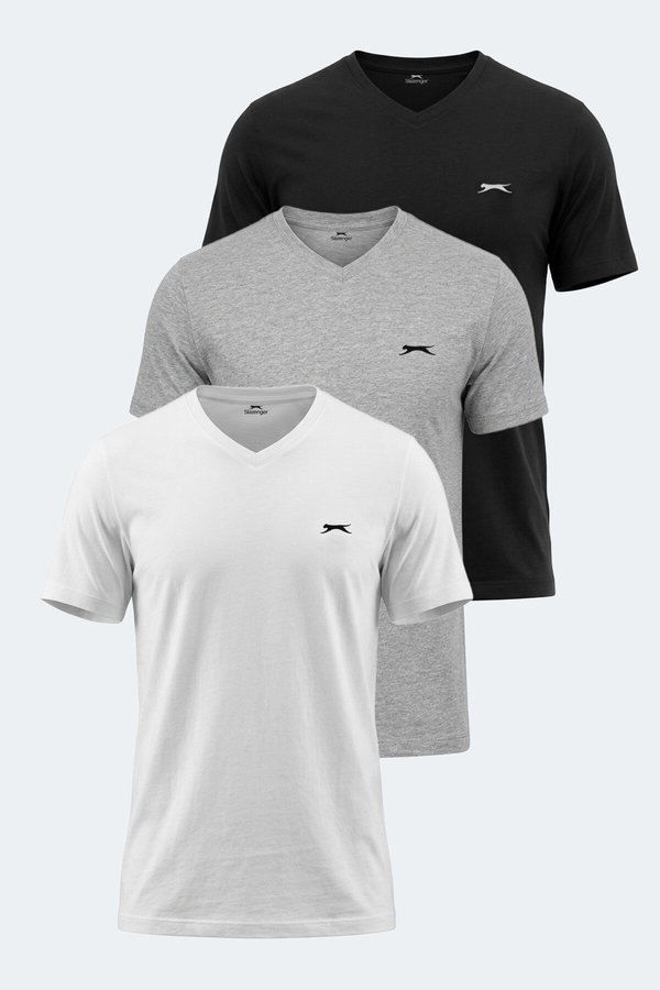 Slazenger SARGON 3 lü Set Erkek Tişört