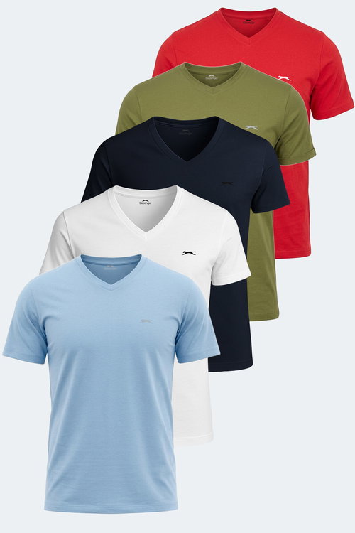 Slazenger SARGON 5 li Set Erkek Tişört