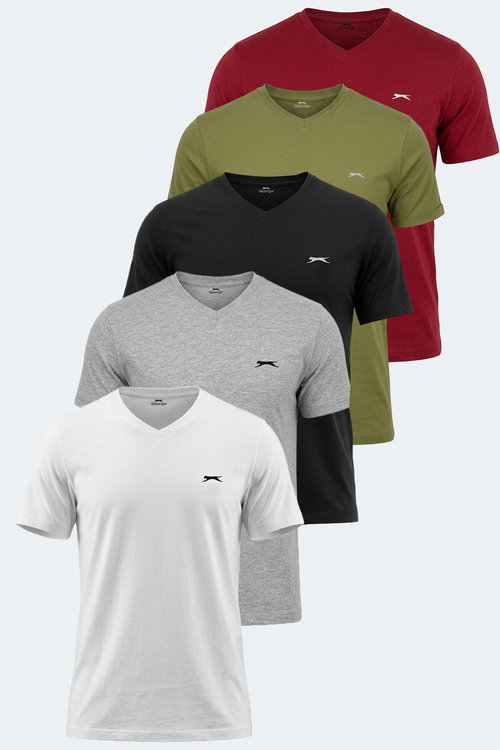 Slazenger SARGON 5 li Set Erkek Tişört