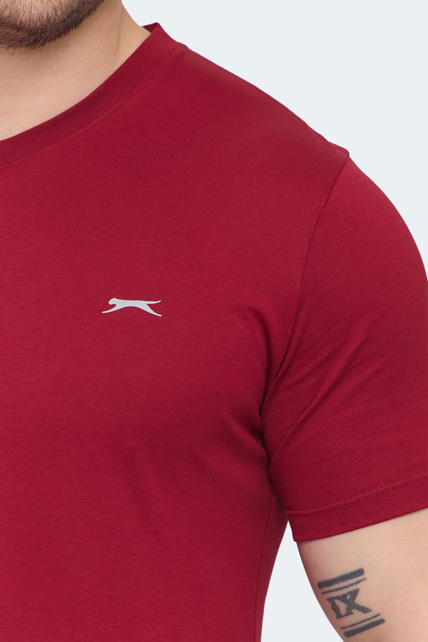 Slazenger SARGON KTN Erkek Tişört Bordo