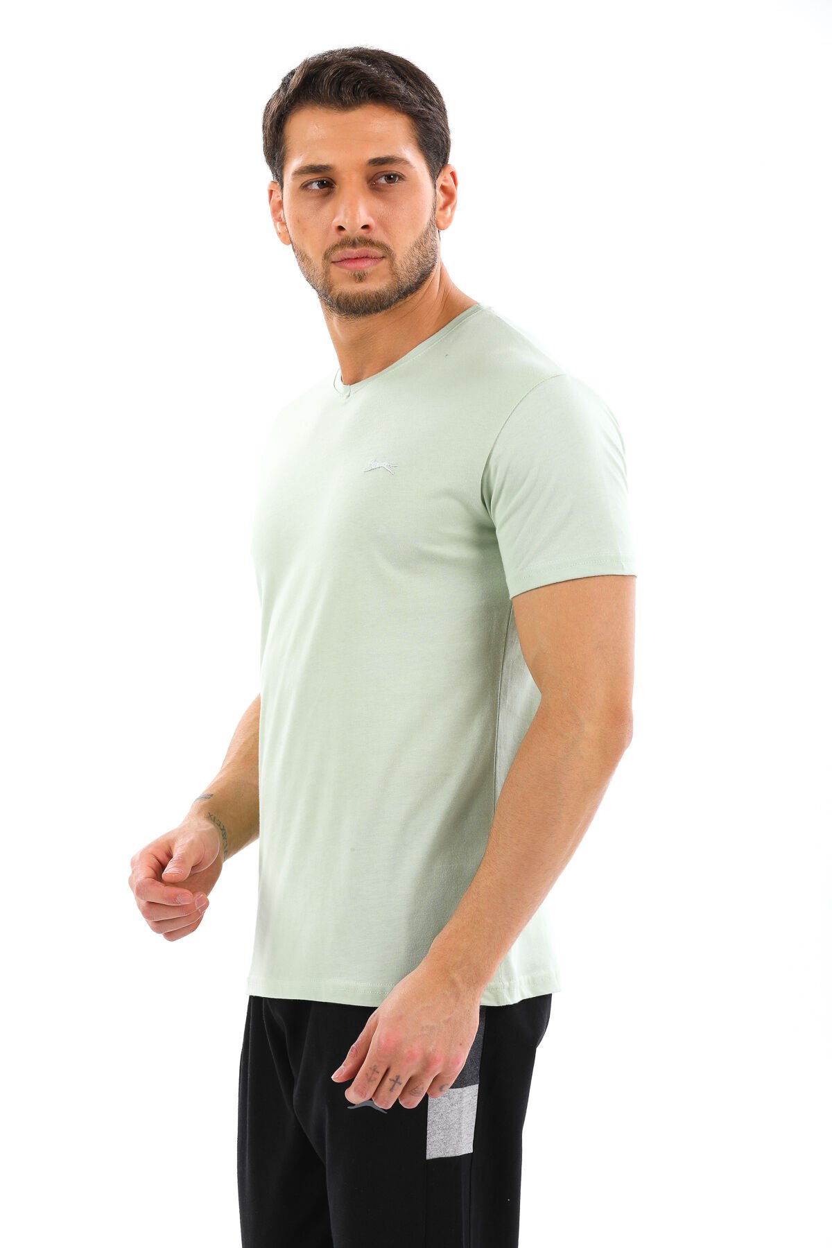 Slazenger SARGON Erkek T-Shirt A.Yeşil