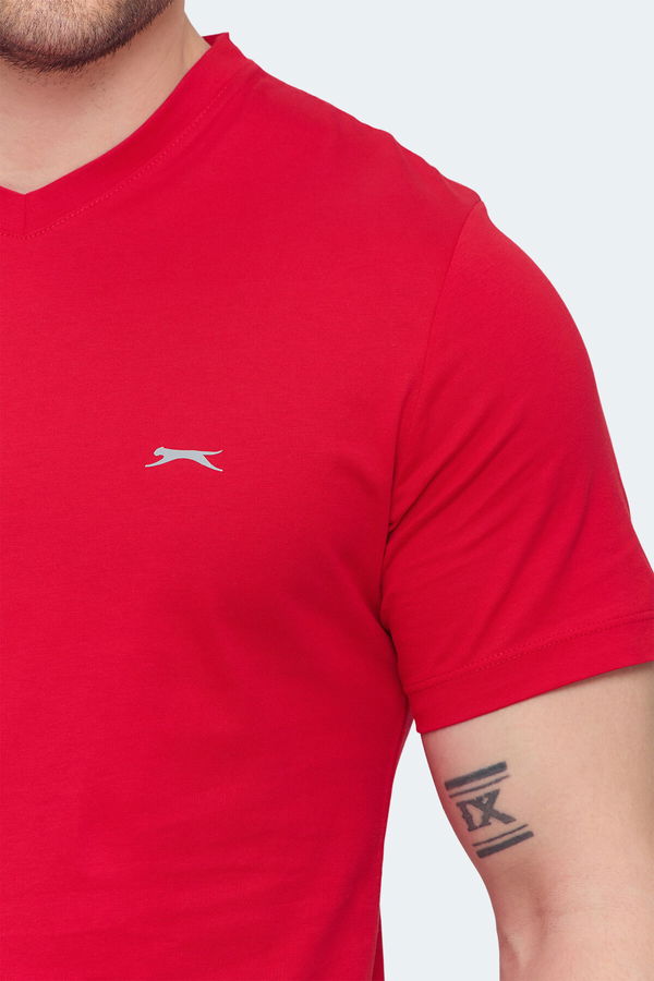 Slazenger SARGON KTN Erkek Tişört Kırmızı