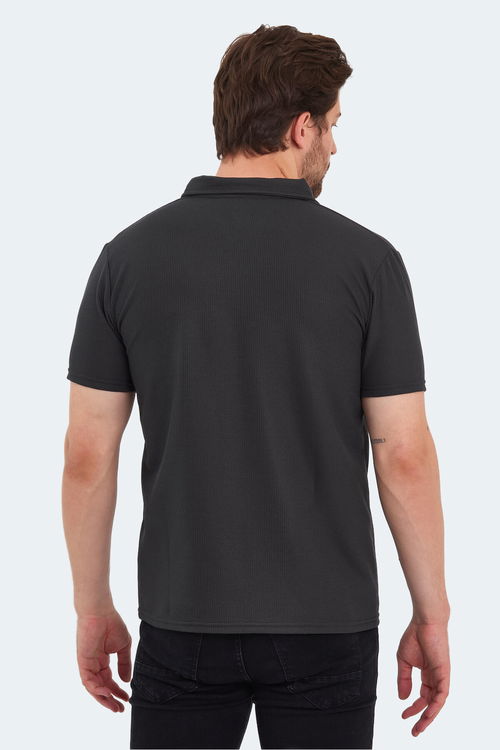SAUNDRA Erkek T-Shirt Koyu Gri