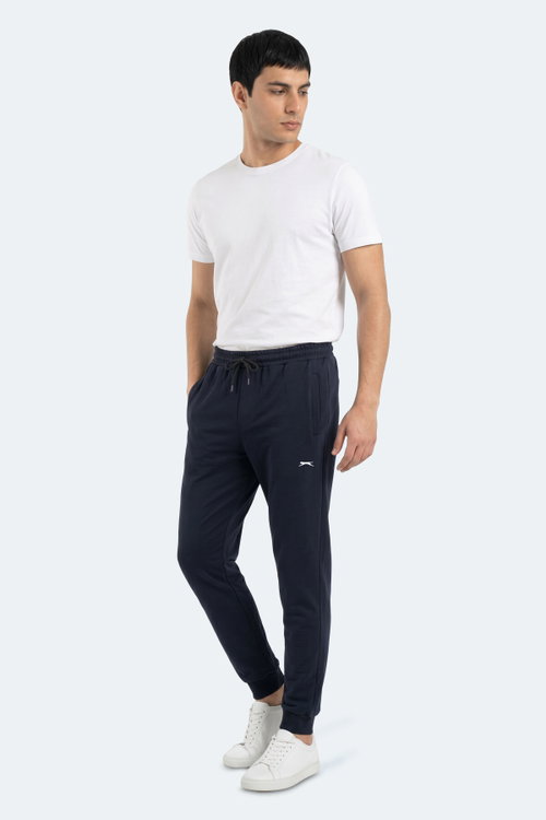 Slazenger SAVAGE 2 Lİ SET Erkek Siyah - Lacivert Eşofman Altı