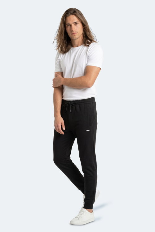 Slazenger SAVAGE 2 Lİ SET Erkek Siyah - Lacivert Eşofman Altı