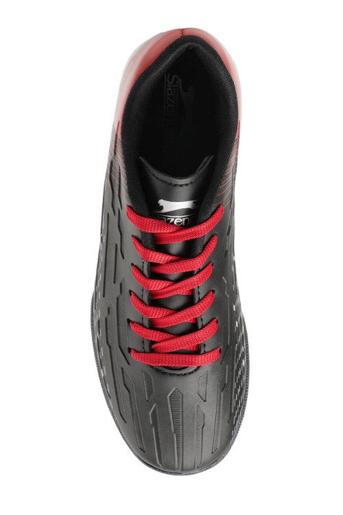 Slazenger SCORE I HS Futbol Erkek Halı Saha Ayakkabı Siyah / Kırmızı