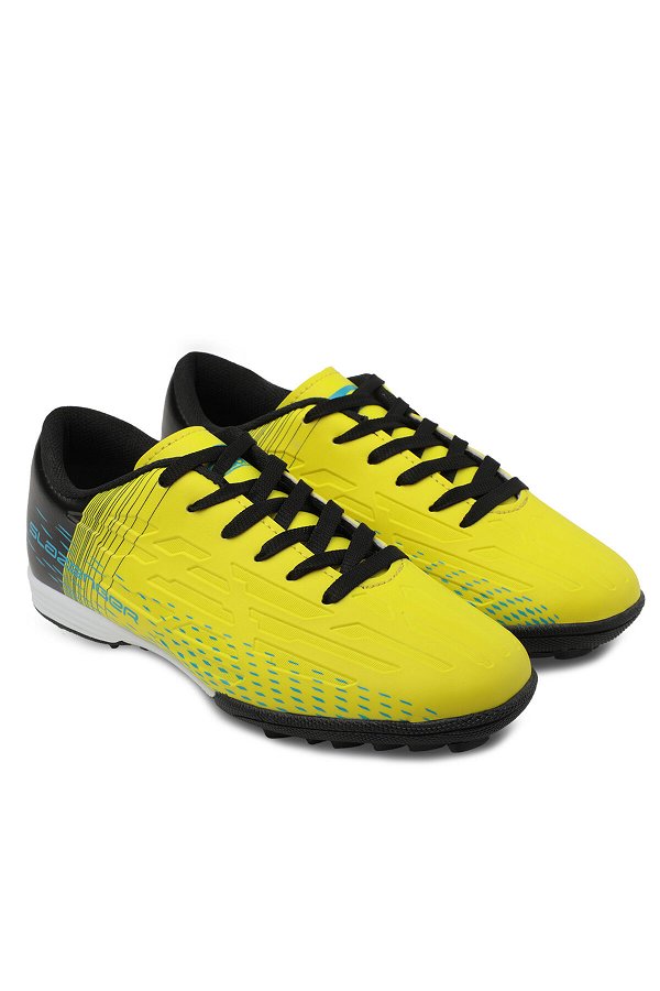 Slazenger SCORE I HS Futbol Erkek Halı Saha Ayakkabı Neon Sarı / Siyah