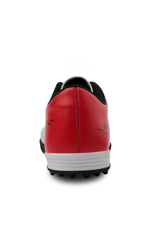 Slazenger SCORE I HS Futbol Erkek Çocuk Halı Saha Ayakkabı Beyaz / Kırmızı