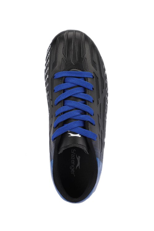 Slazenger SCORE I KRP Futbol Erkek Çocuk Krampon Ayakkabı Siyah / Saks Mavi