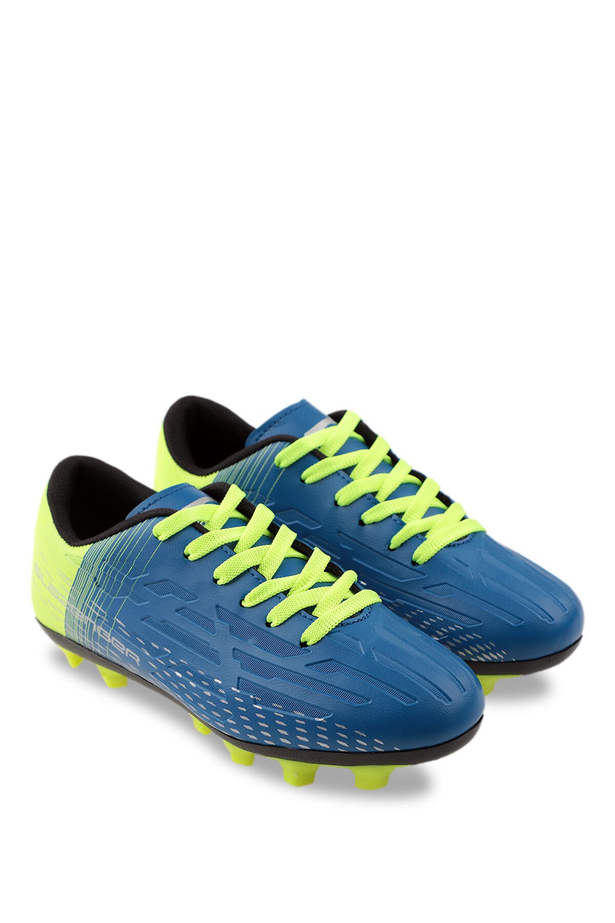 SCORE I KR Futbol Erkek Krampon Ayakkabı Mavi / Sarı - Thumbnail