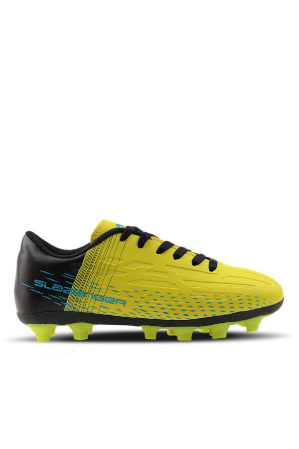 SCORE I KR Futbol Erkek Krampon Ayakkabı Neon Sarı / Siyah