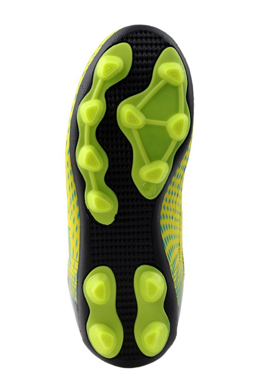 SCORE I KR Futbol Erkek Krampon Ayakkabı Neon Sarı / Siyah