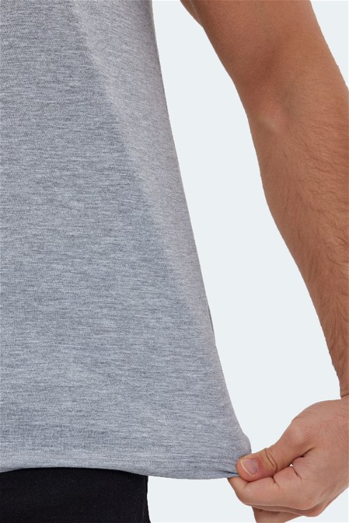 Slazenger SECTOR I Erkek Kısa Kol T-Shirt Gri