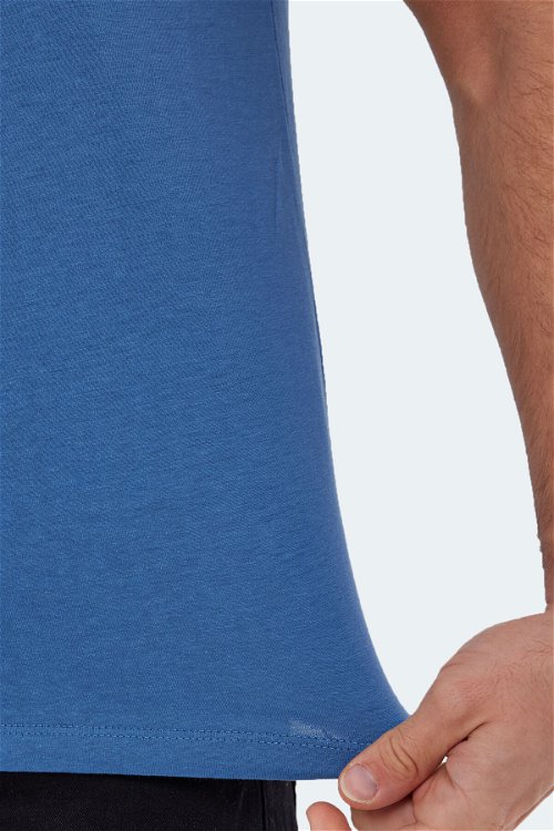 Slazenger SECTOR I Erkek Kısa Kol T-Shirt Indigo