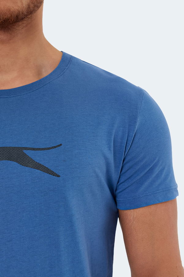 Slazenger SECTOR I Erkek Tişört Indigo