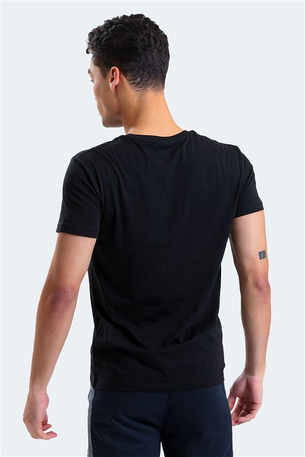 Slazenger SECTOR I Erkek Kısa Kol T-Shirt Siyah