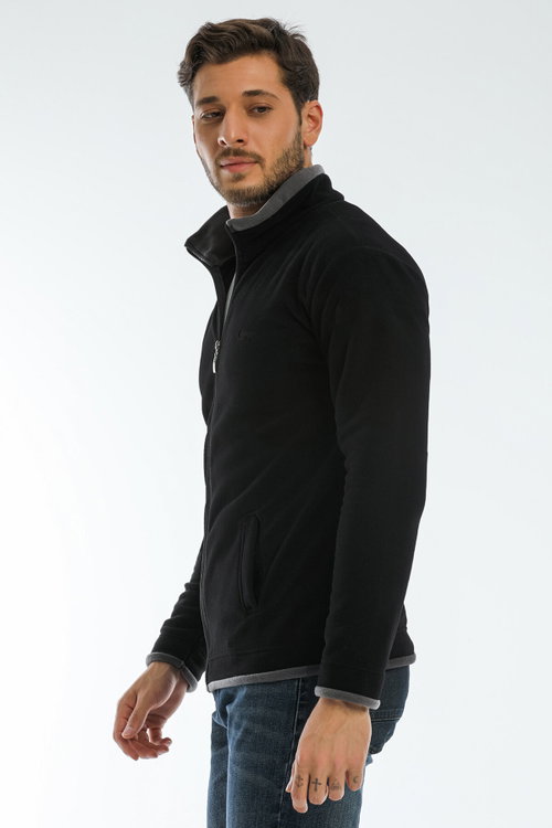 Slazenger SEKAR Erkek Siyah Polar