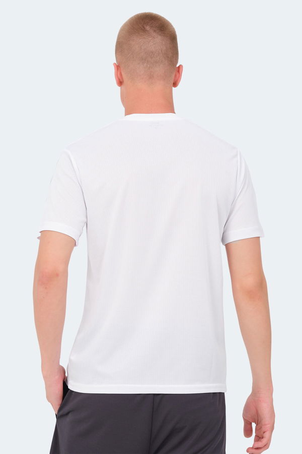 Slazenger SENATO I Erkek Kısa Kol T-Shirt Beyaz