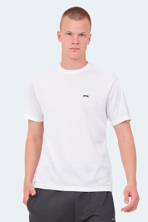 Slazenger SENATO I Erkek Kısa Kol T-Shirt Beyaz