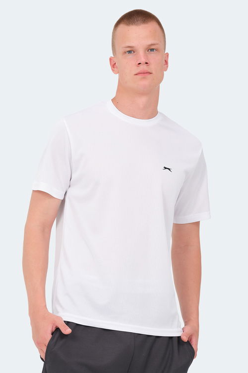 Slazenger SENATO I Erkek Kısa Kol T-Shirt Beyaz