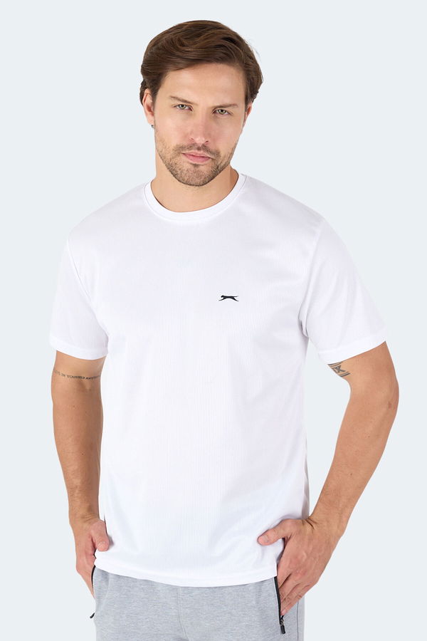 Slazenger SENATO I Erkek Tişört Beyaz