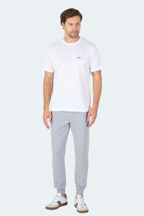 Slazenger SENATO I Erkek Beyaz Tişört