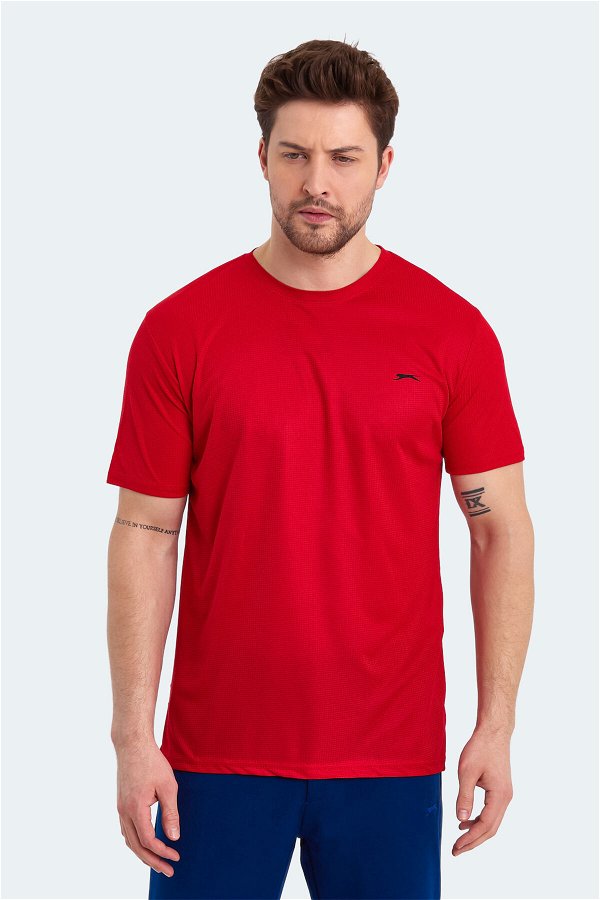 Slazenger SENATO I Erkek Kısa Kol T-Shirt Kırmızı